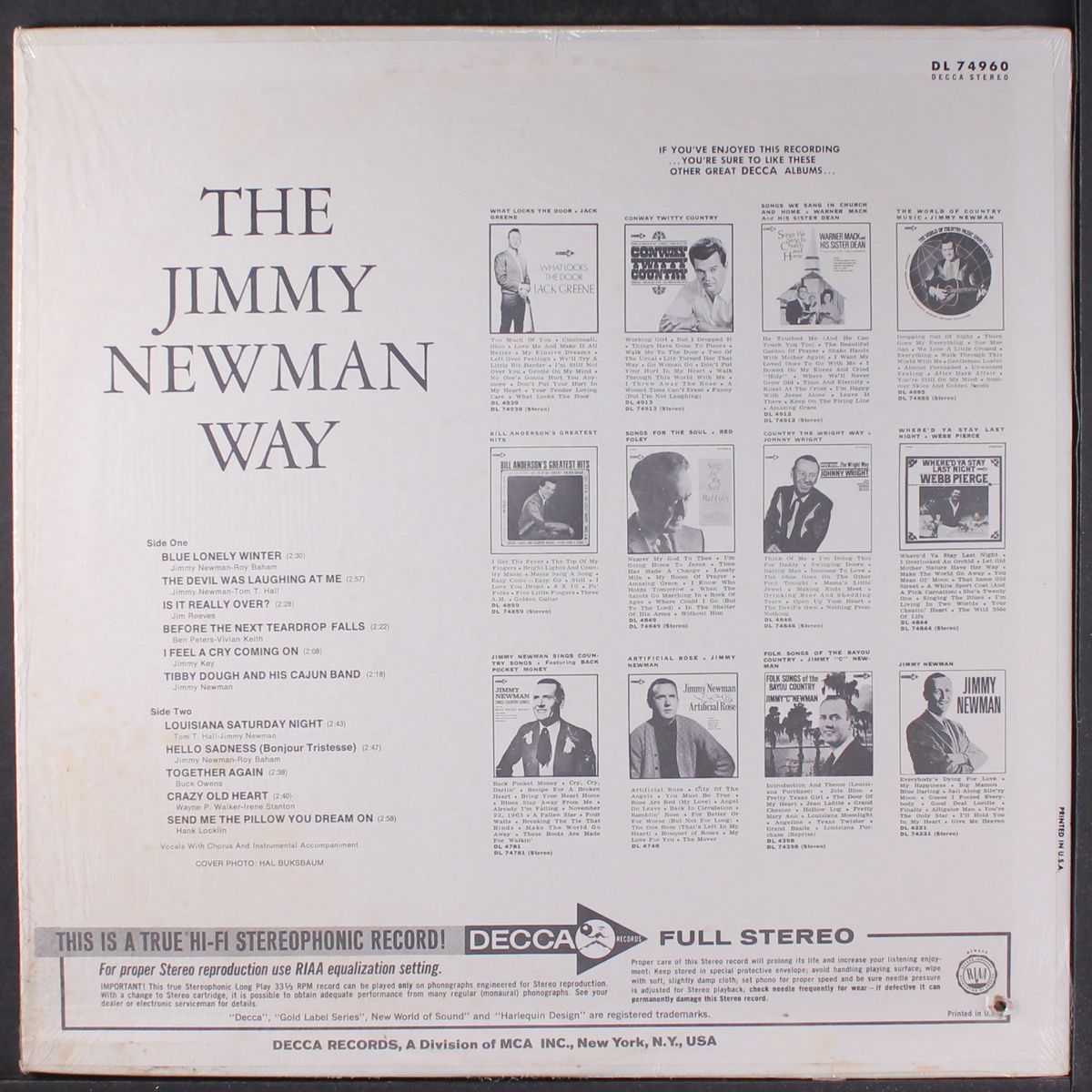 the jimmy newman way by JIMMY NEWMAN