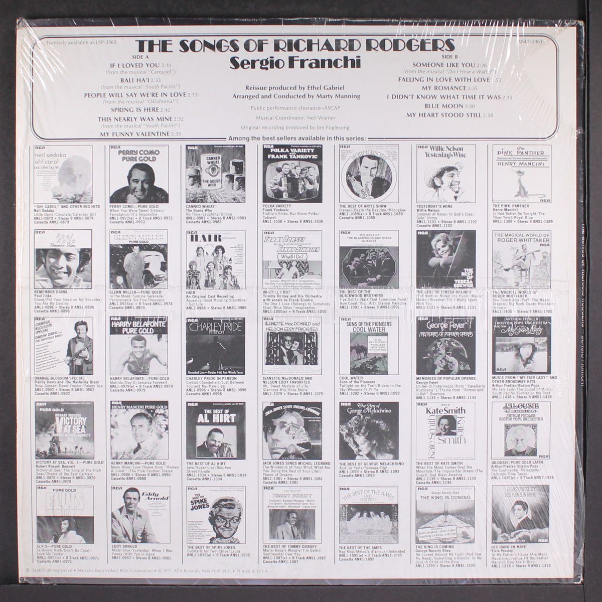 the songs of richard rodgers by SERGIO FRANCHI