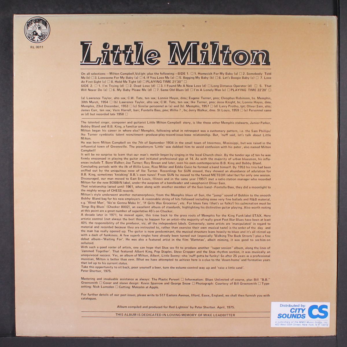 raise a little sand by LITTLE MILTON