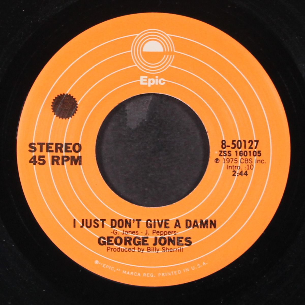memories of us / i just don't give a damn by GEORGE JONES