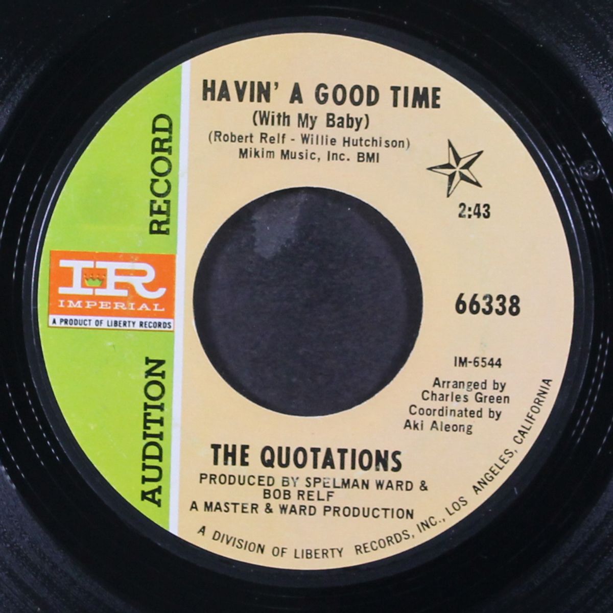 havin' a good time / can i have someone by QUOTATIONS