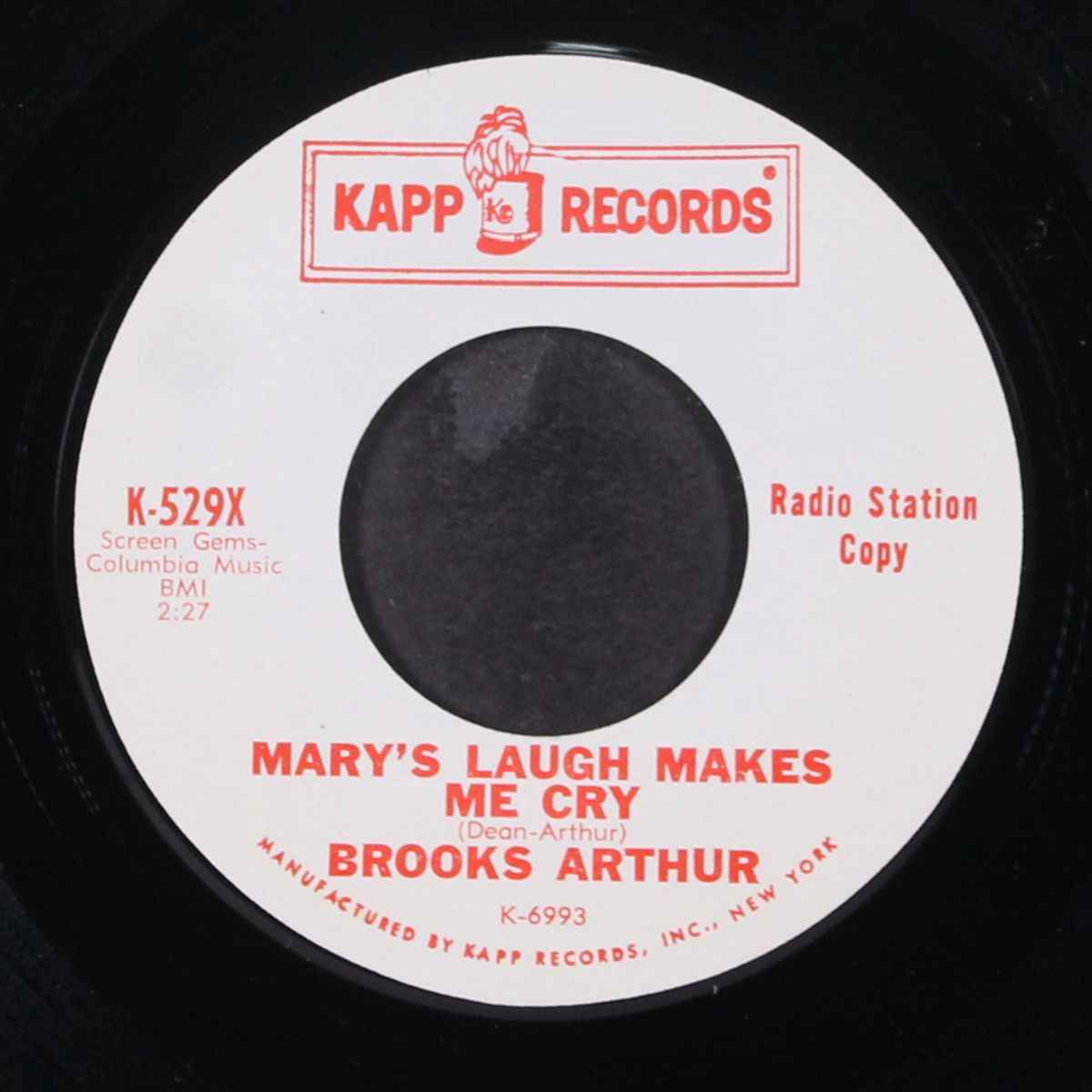 mary's laugh makes me cry by BROOKS ARTHUR