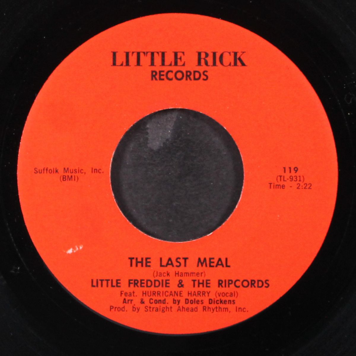 the last meal by LITTLE FREDDIE & RIPCORDS