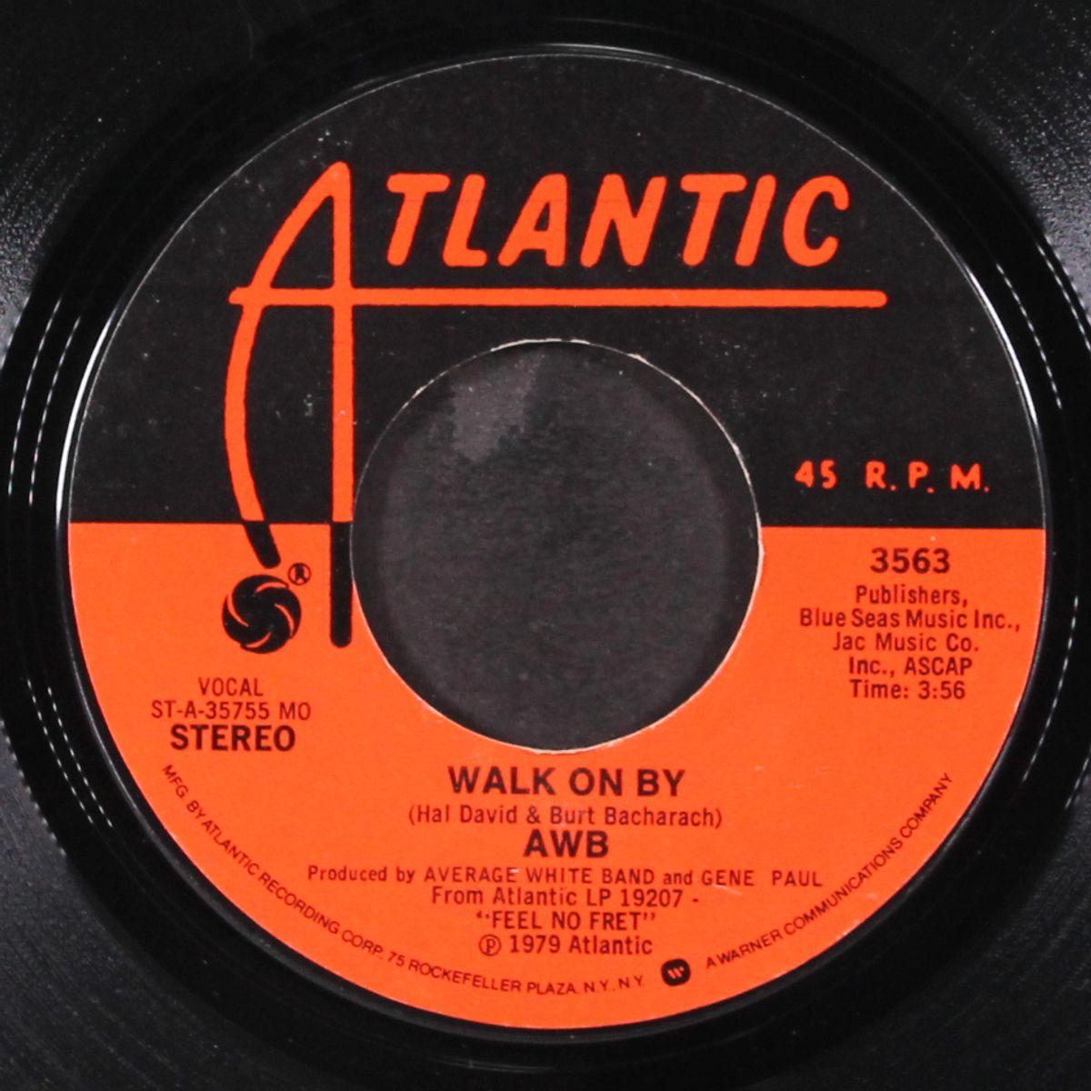 walk on by / too late to cry by AWB
