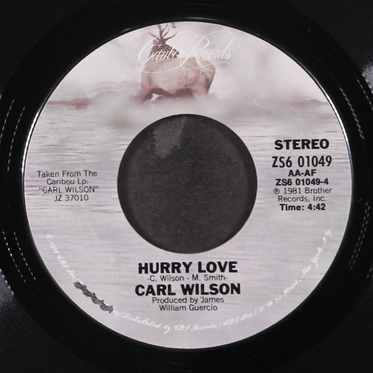 hold me / hurry love by CARL WILSON