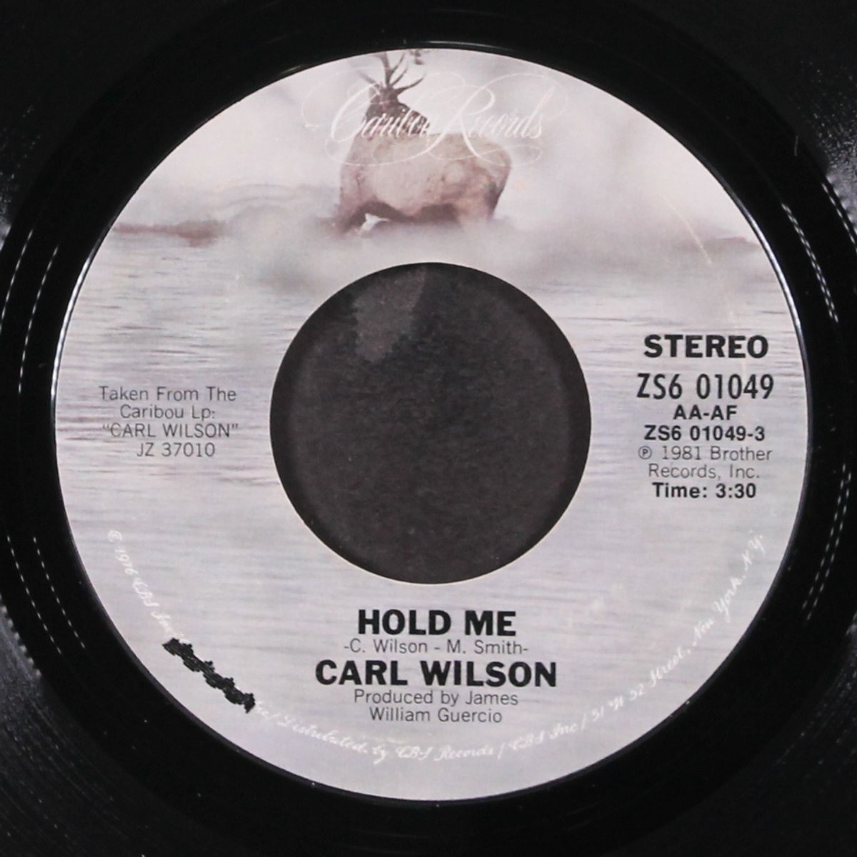 hold me / hurry love by CARL WILSON