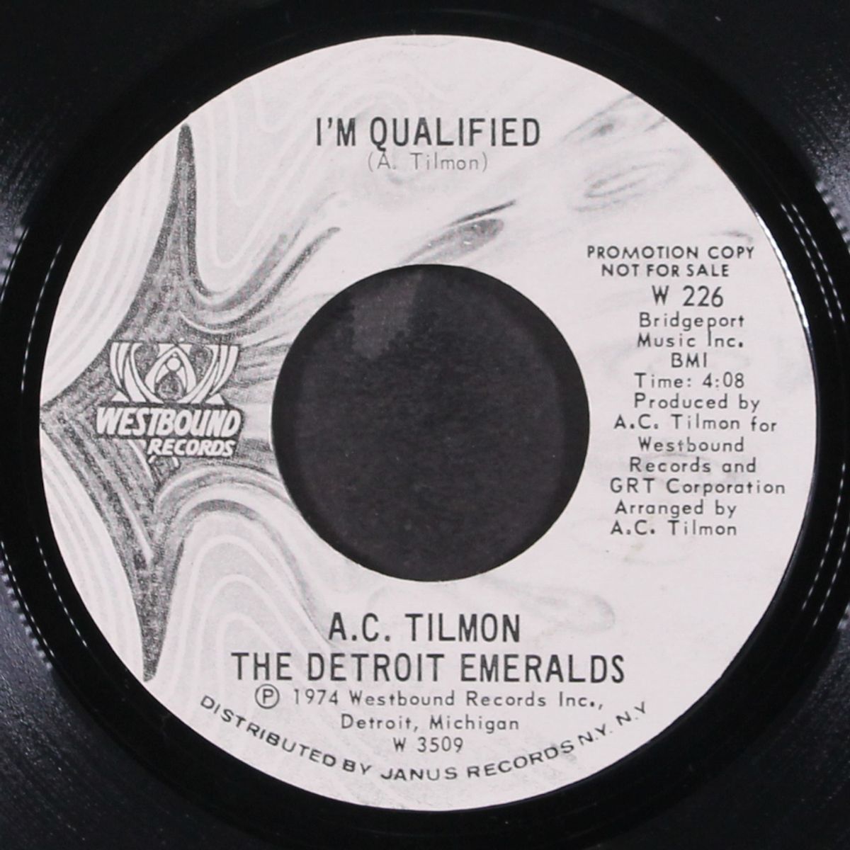 set it out / i'm qualified by A.C. TILMON & DETROIT EMERALDS