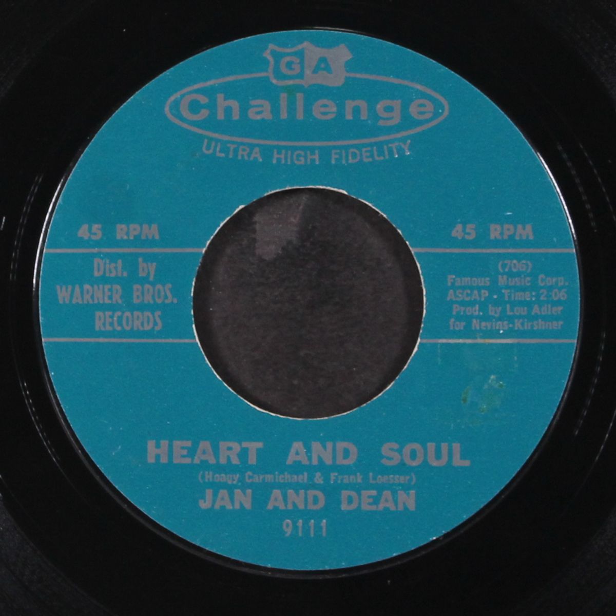 heart and soul / those words by JAN & DEAN