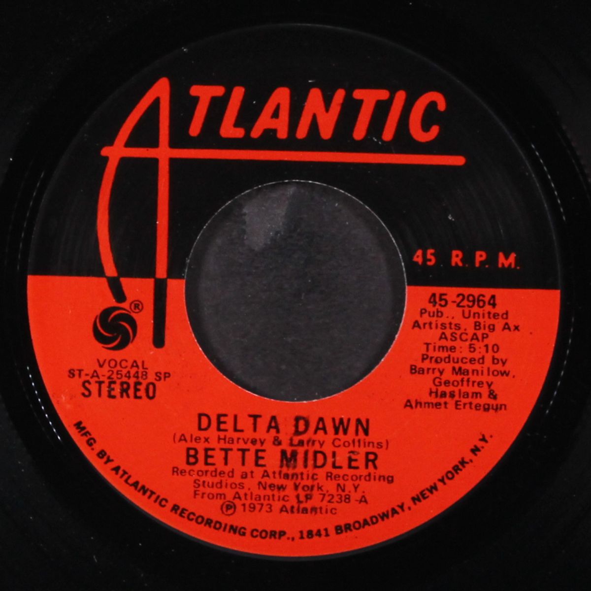 boogie woogie bugle boy / delta dawn by BETTE MIDLER
