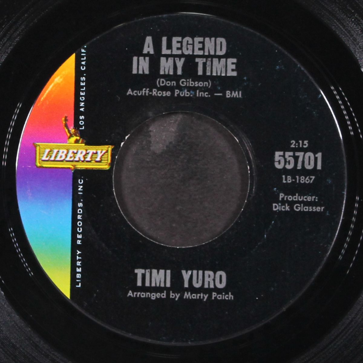 should i ever love again / a legend in my time by TIMI YURO