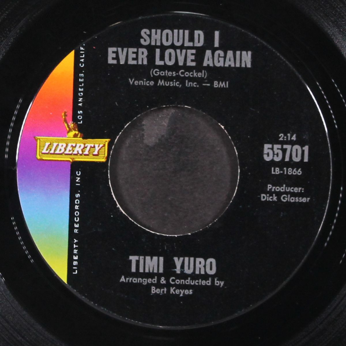 should i ever love again / a legend in my time by TIMI YURO