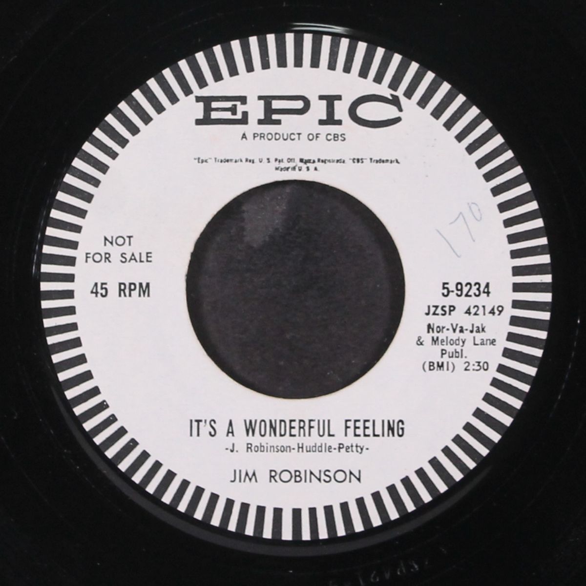 a whole lot of lovin' / it's a wonderful feeling by JIM ROBINSON