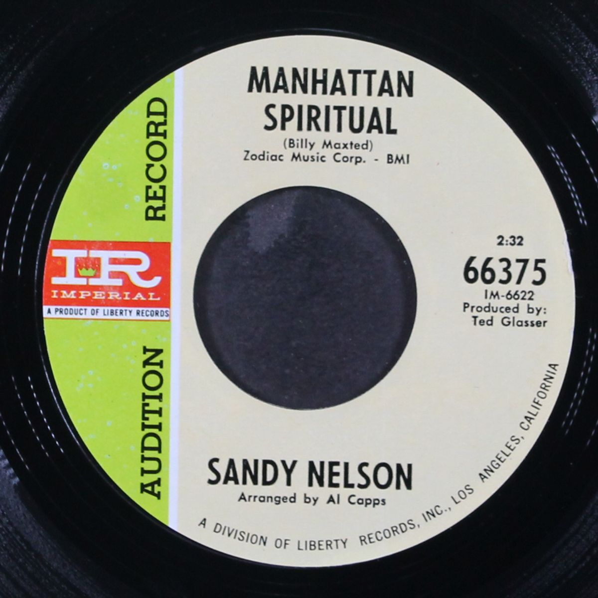 the stripper / manhattan spiritual by SANDY NELSON