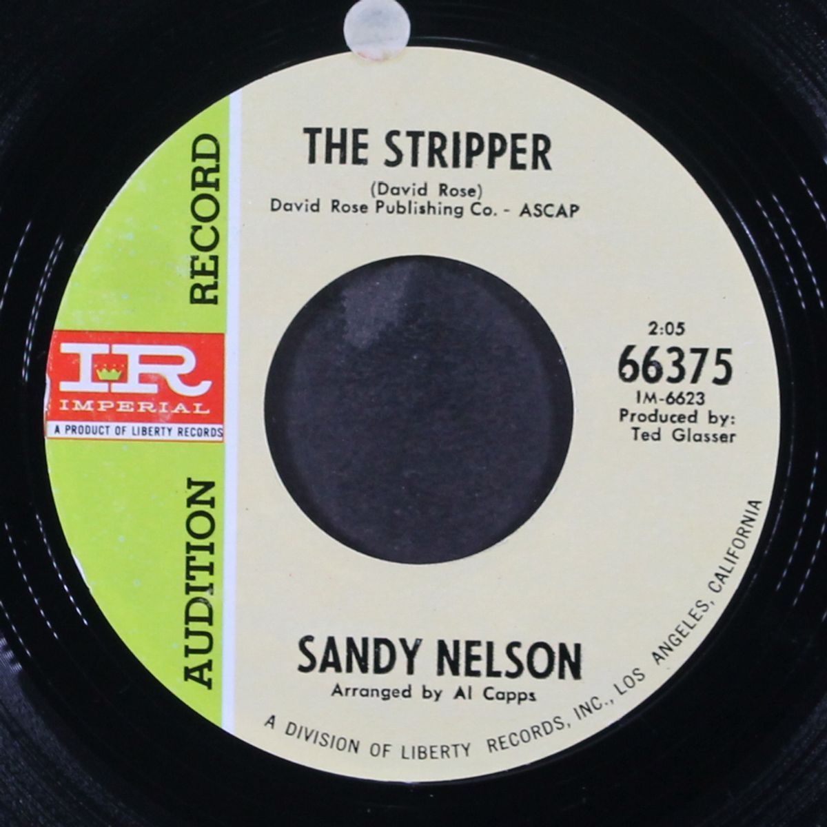 the stripper / manhattan spiritual by SANDY NELSON