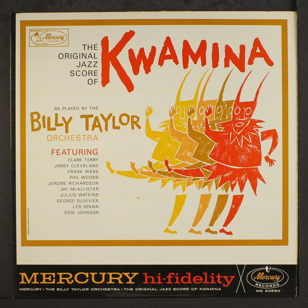 the original jazz score of kwamina by BILLY TAYLOR
