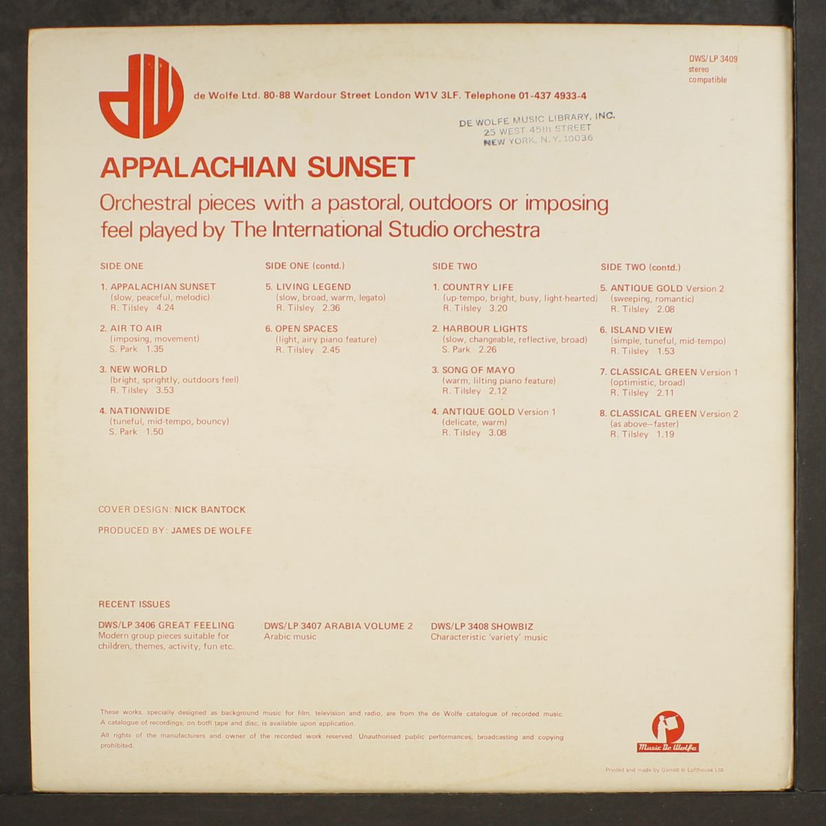 appalachian sunset by INTERNATIONAL STUDIO ORCHESTRA