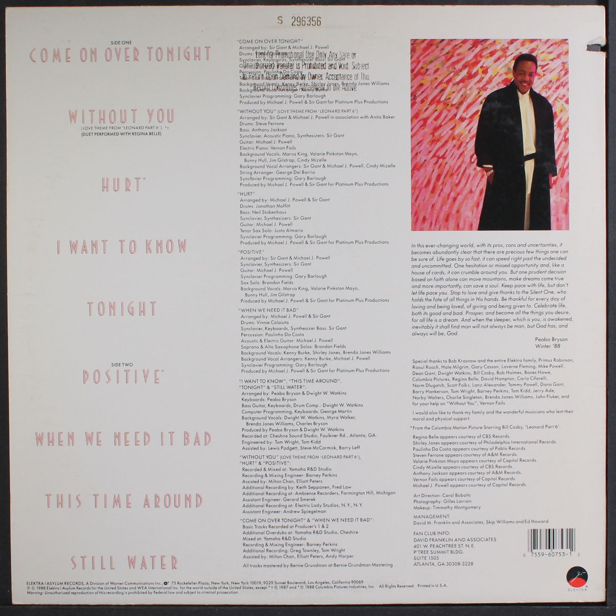 positive by PEABO BRYSON