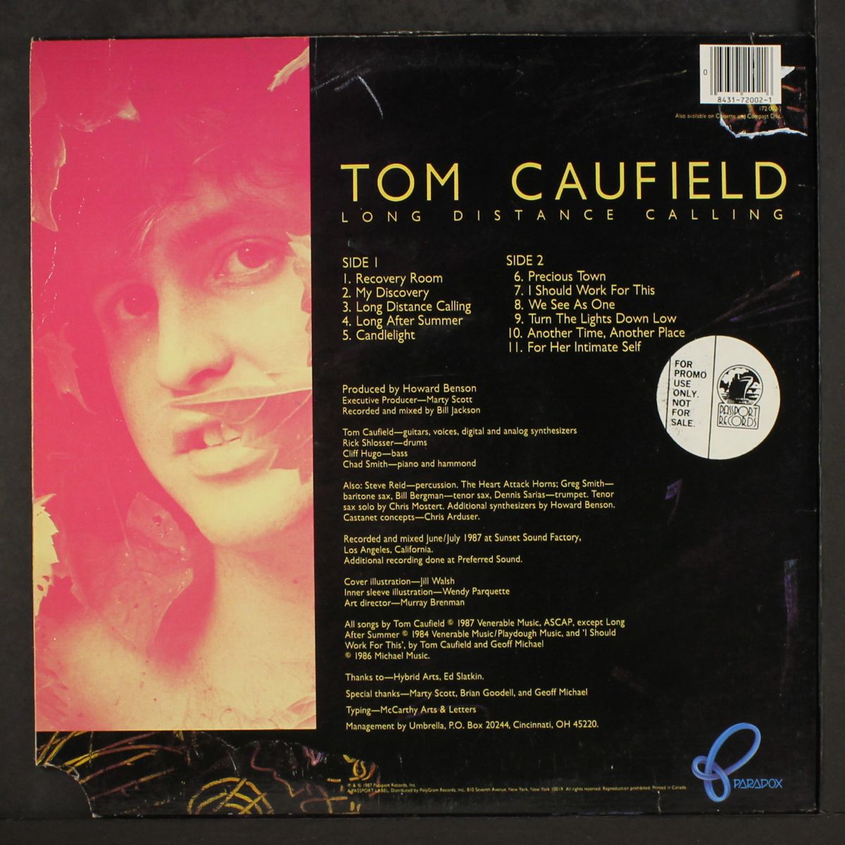 long distance calling by TOM CAUFIELD