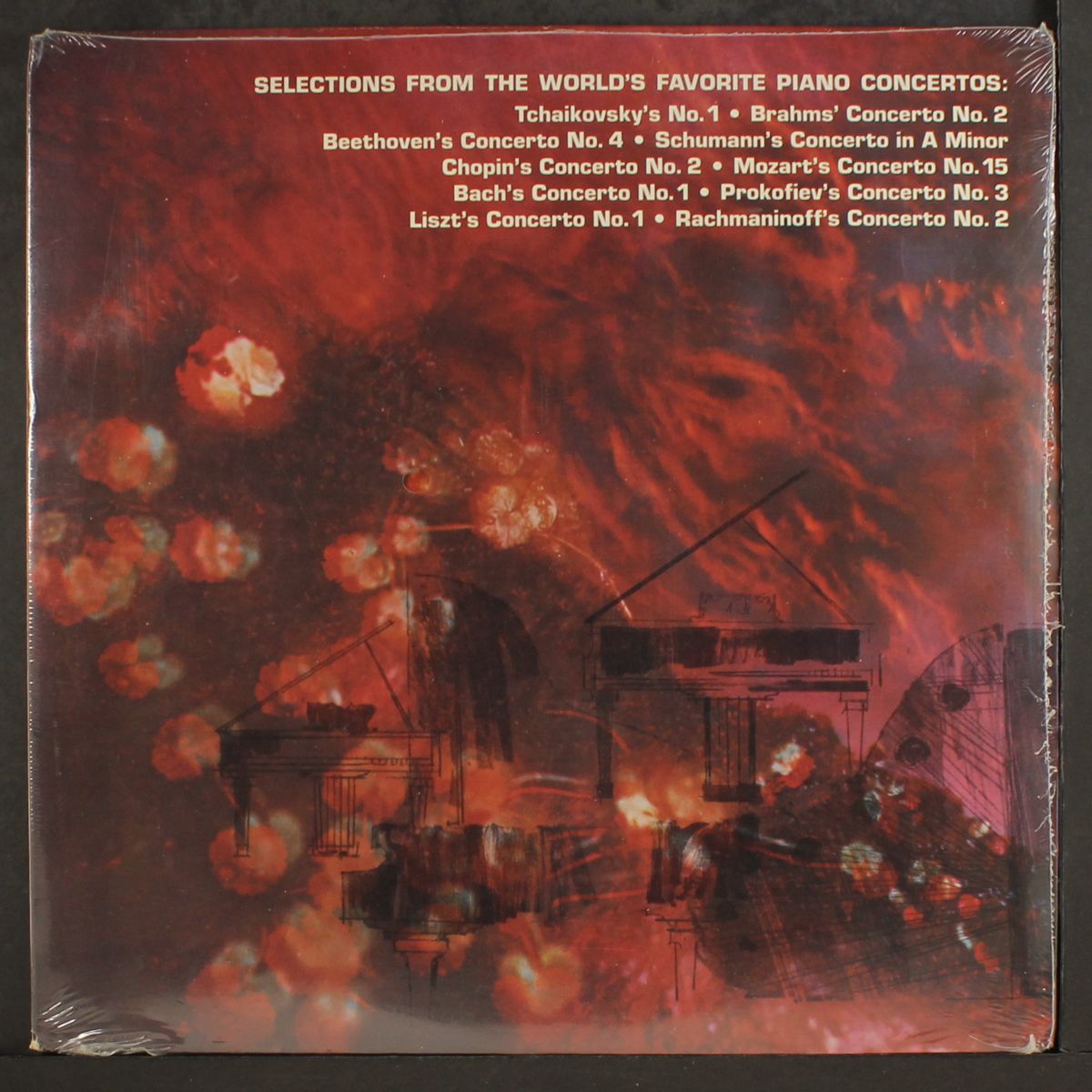 the heart of the piano concerto by VARIOUS
