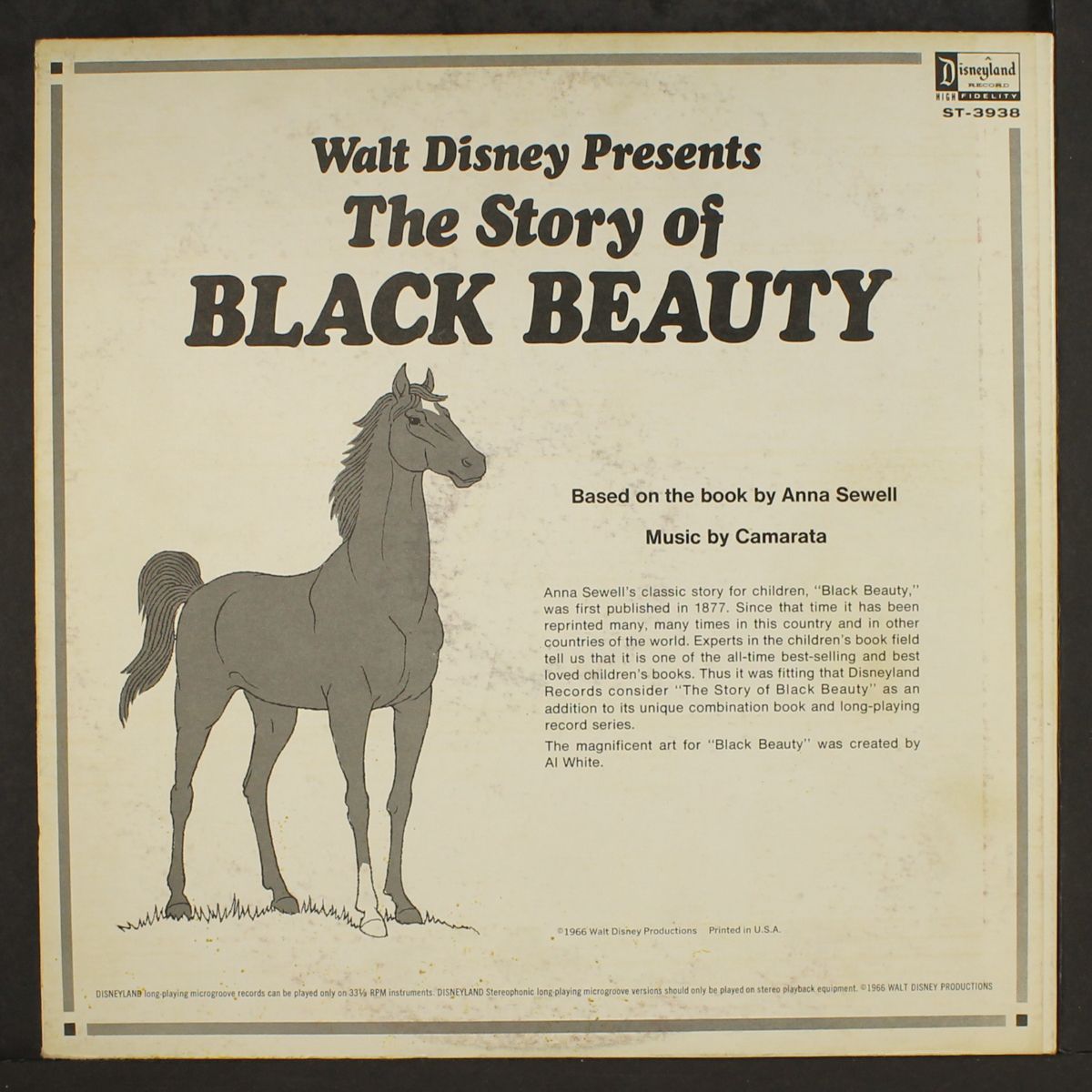 the story of black beauty by WALT DISNEY