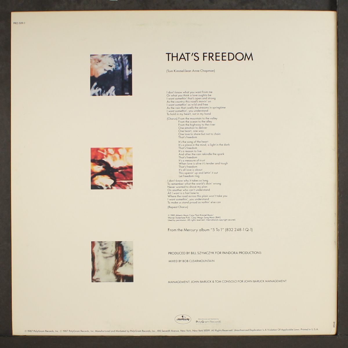 that's freedom by TOM KIMMEL