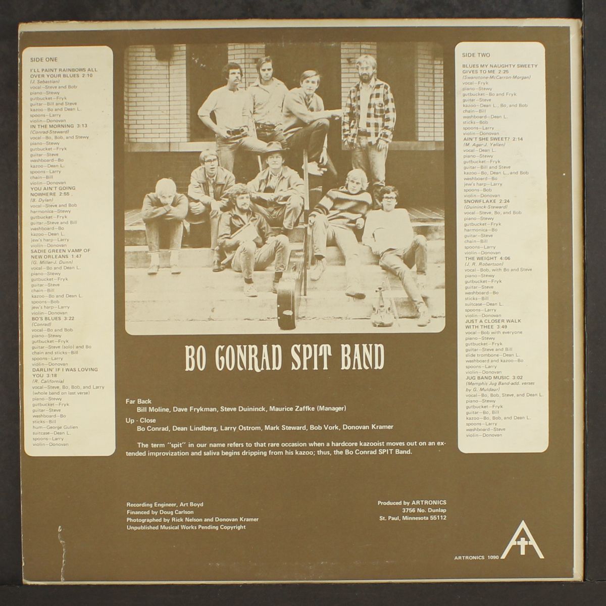 the bo conrad spit band by BO CONRAD SPIT BAND