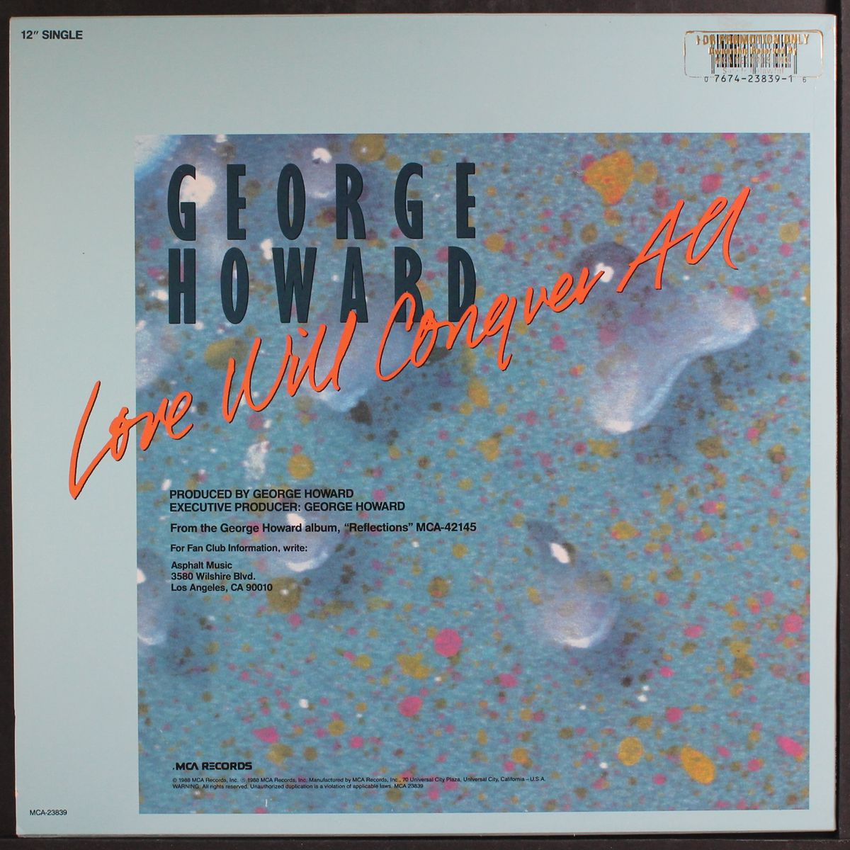 love will conquer all by GEORGE HOWARD