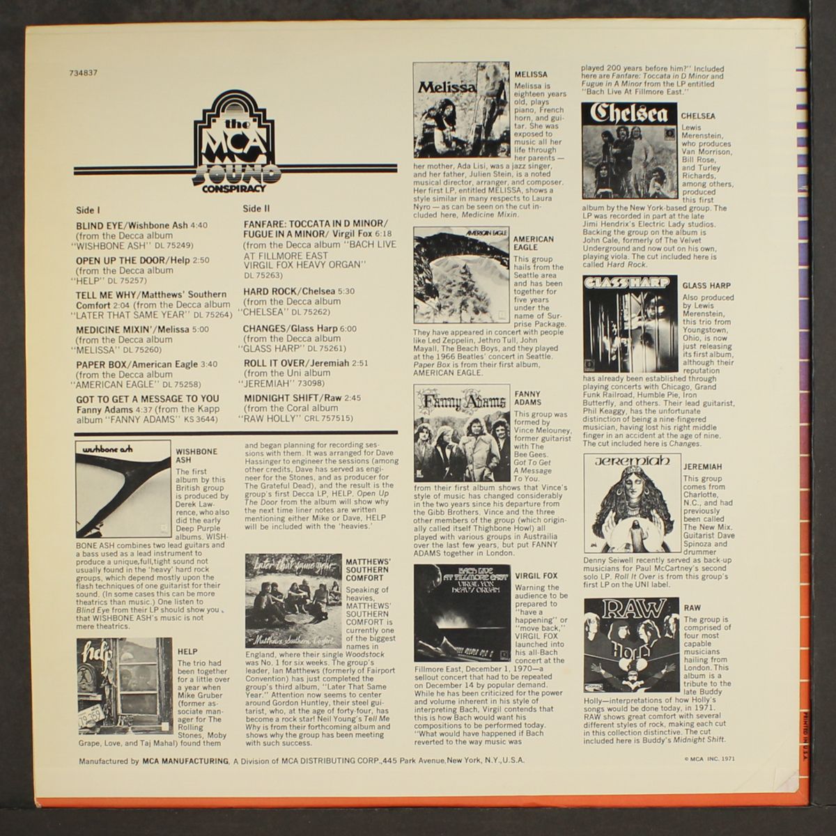 the mca sound conspiracy by VARIOUS