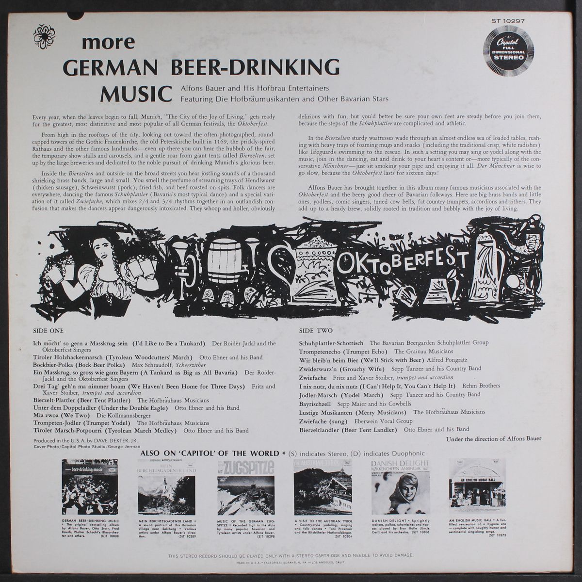 more german beer-drinking music by ALFONS BAUER