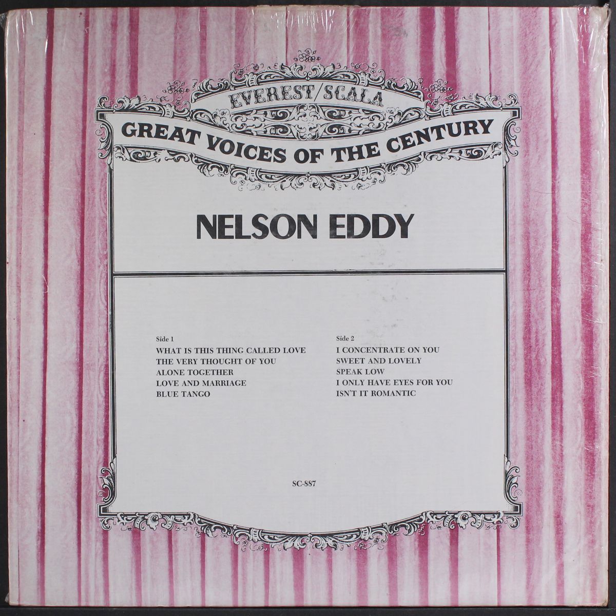 great voices of the century by NELSON EDDY