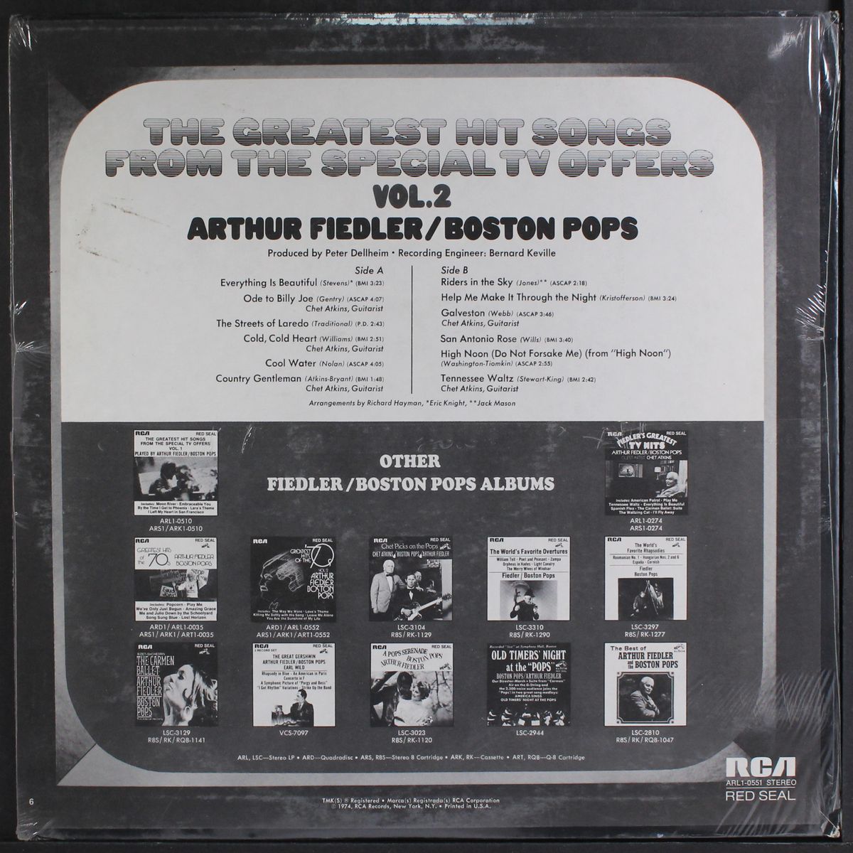 the greatest hit songs from the special tv offers vol. 2 by ARTHUR FIEDLER / BOSTON POPS