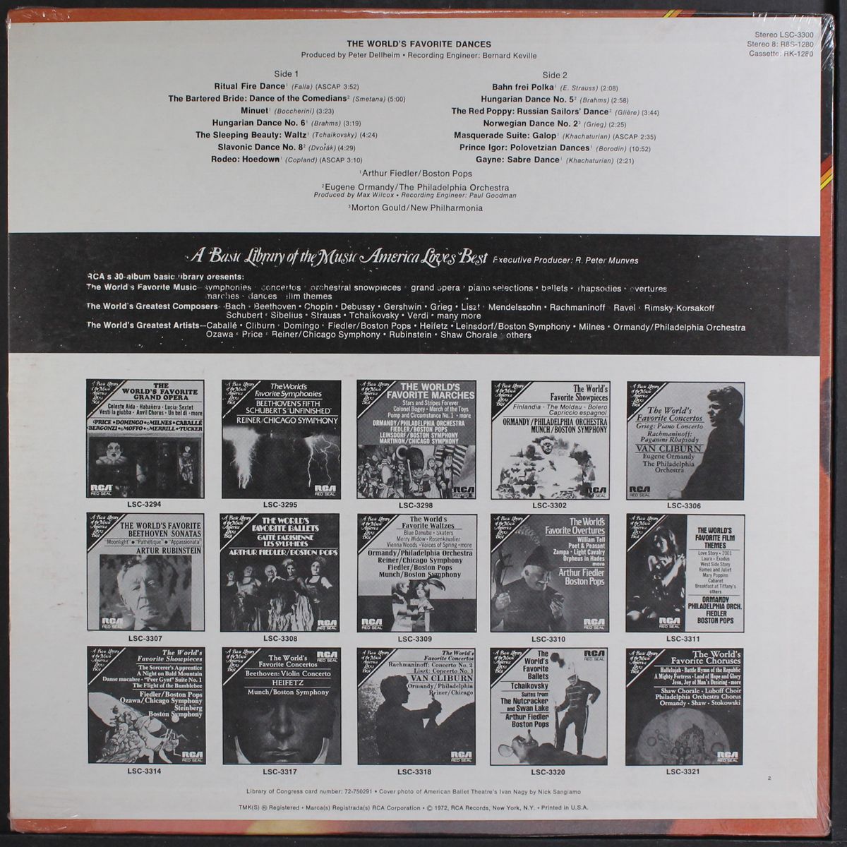 the world's favorite dances by ARTHUR FIEDLER / BOSTON POPS