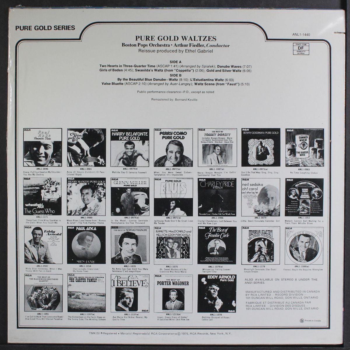 pure gold waltzes by ARTHUR FIEDLER / BOSTON POPS