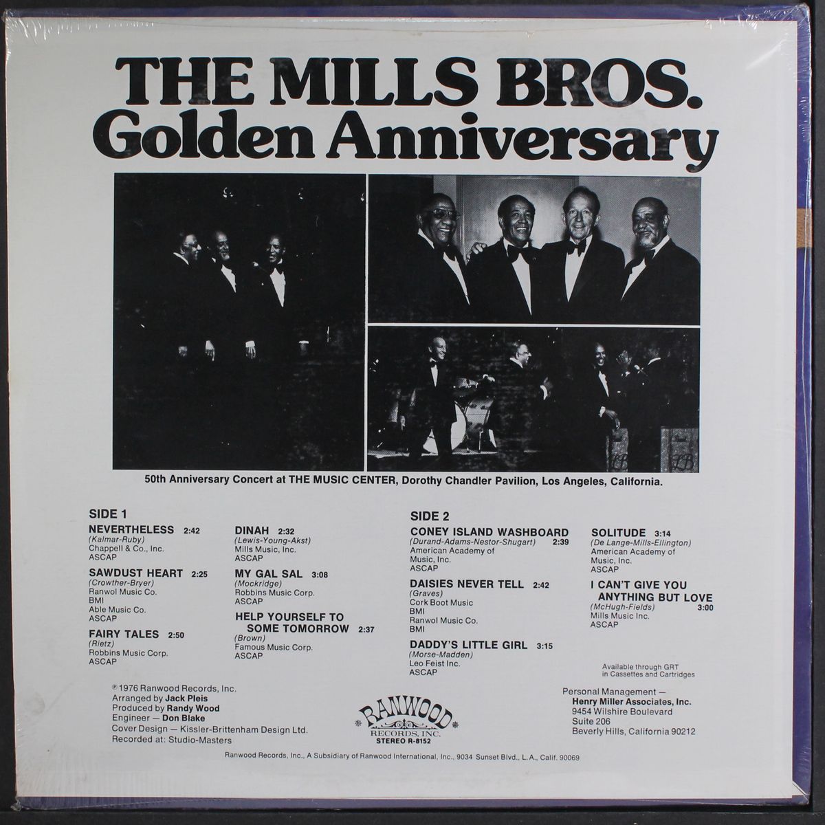 golden anniversary by MILLS BROTHERS