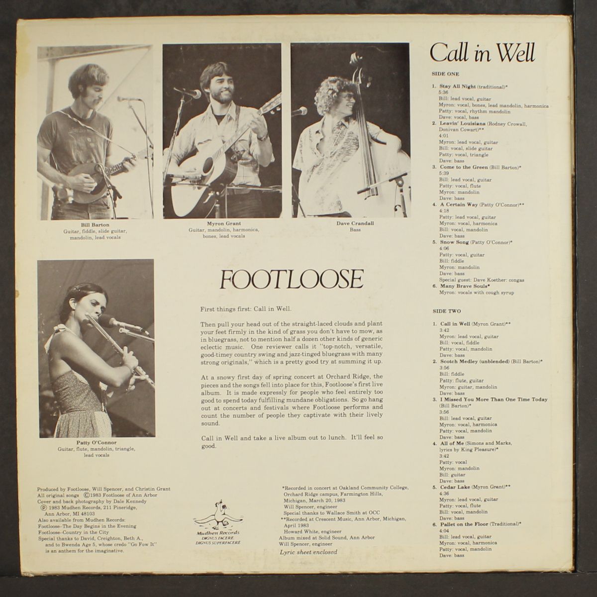 call in the well by FOOTLOOSE