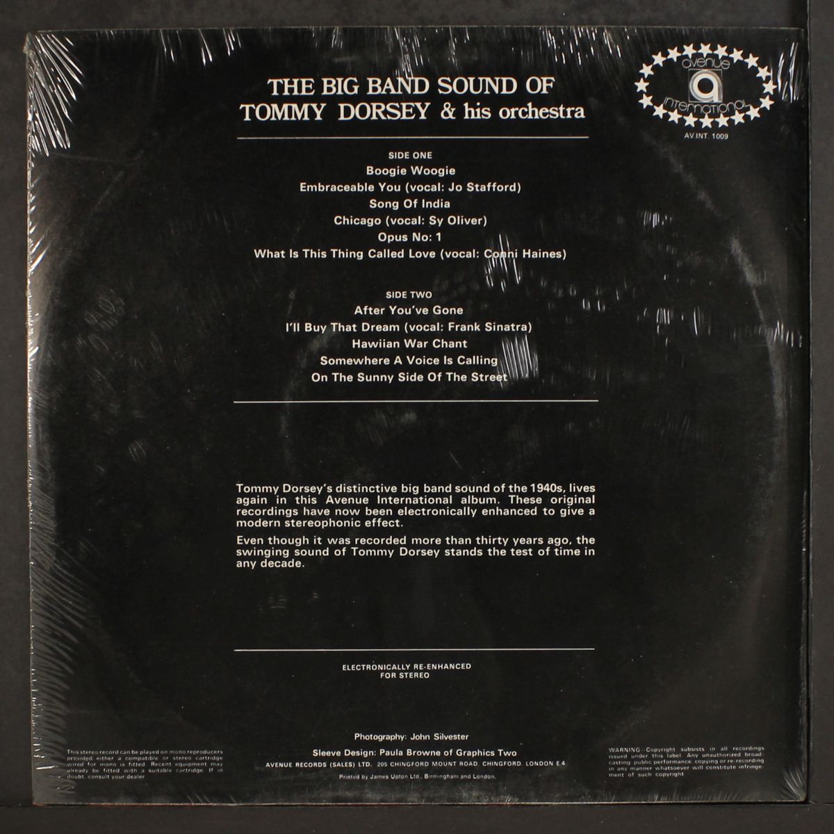 the big band sound of by TOMMY DORSEY