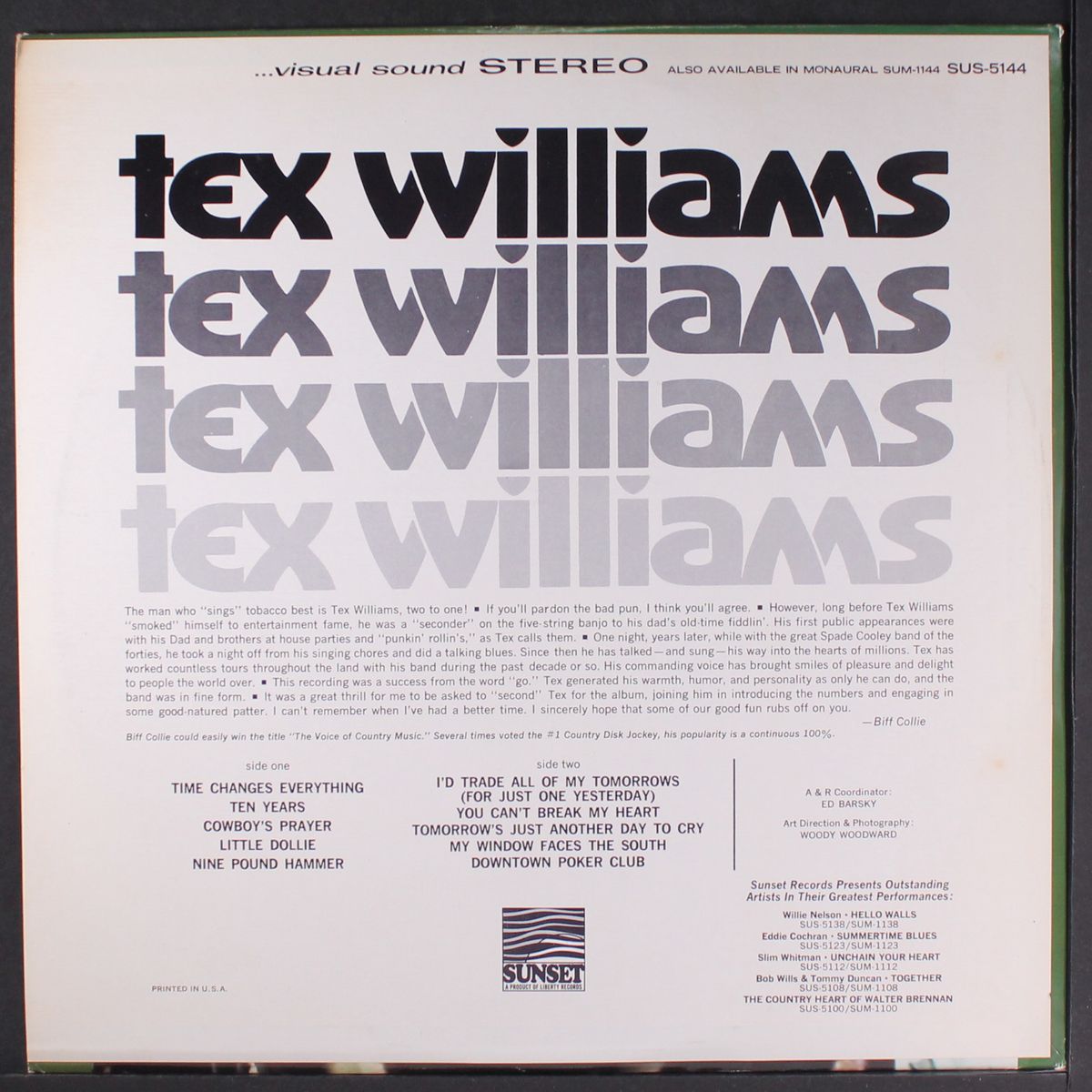 tex williams by TEX WILLIAMS