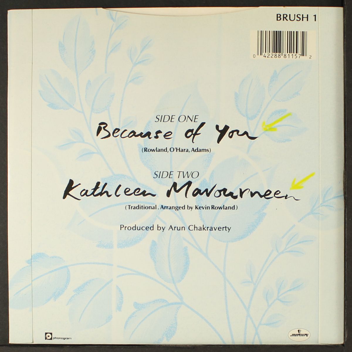 because of you / kathleen mavourneen by DEXY'S MIDNIGHT RUNNERS