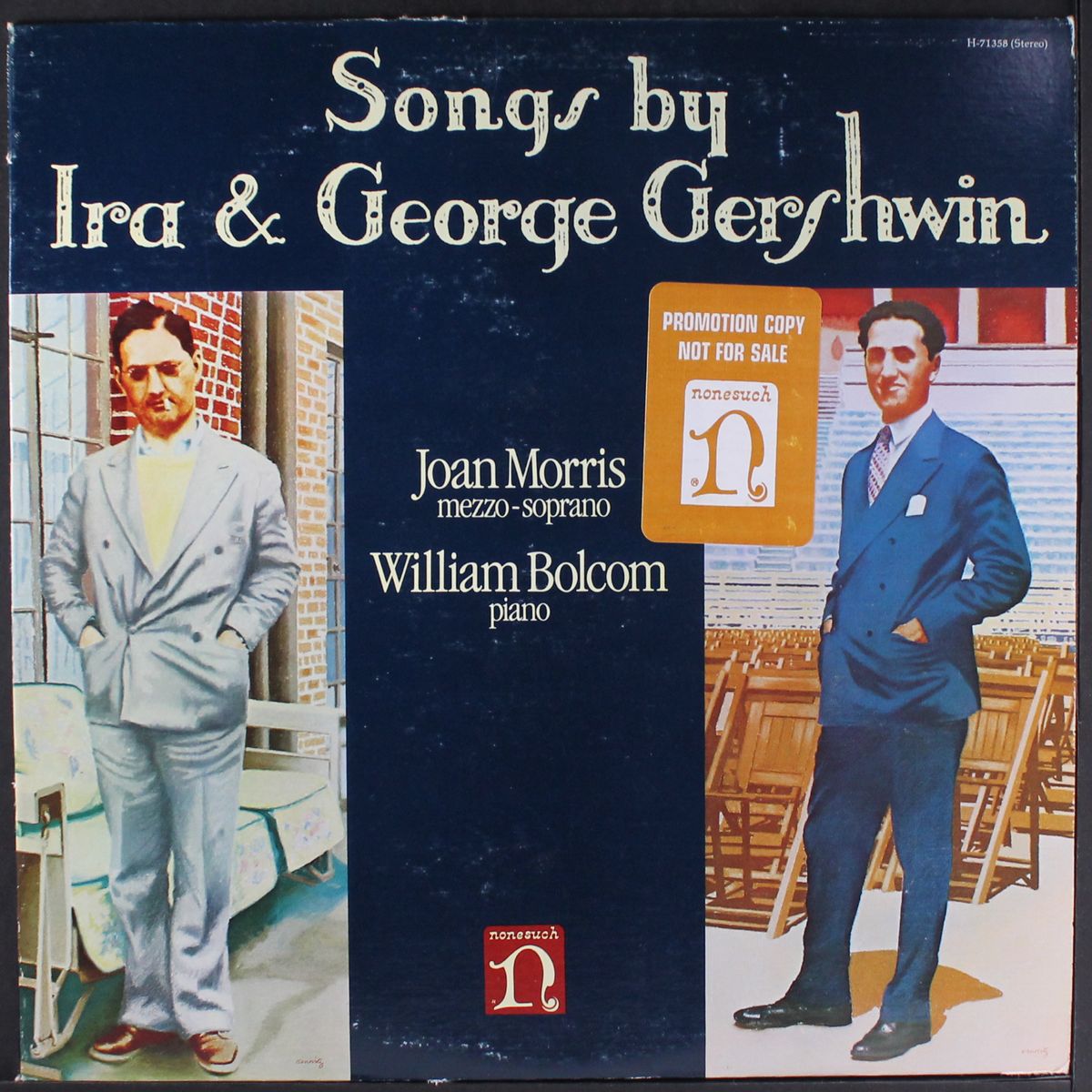 songs by ira & george gershwin by JOAN MORRIS & WILLIAM BOLCOM