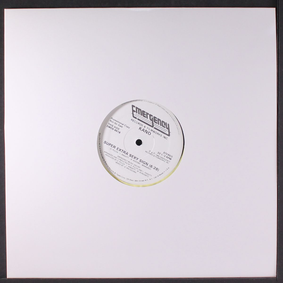 super extra sexy sign / now baby now by KANO