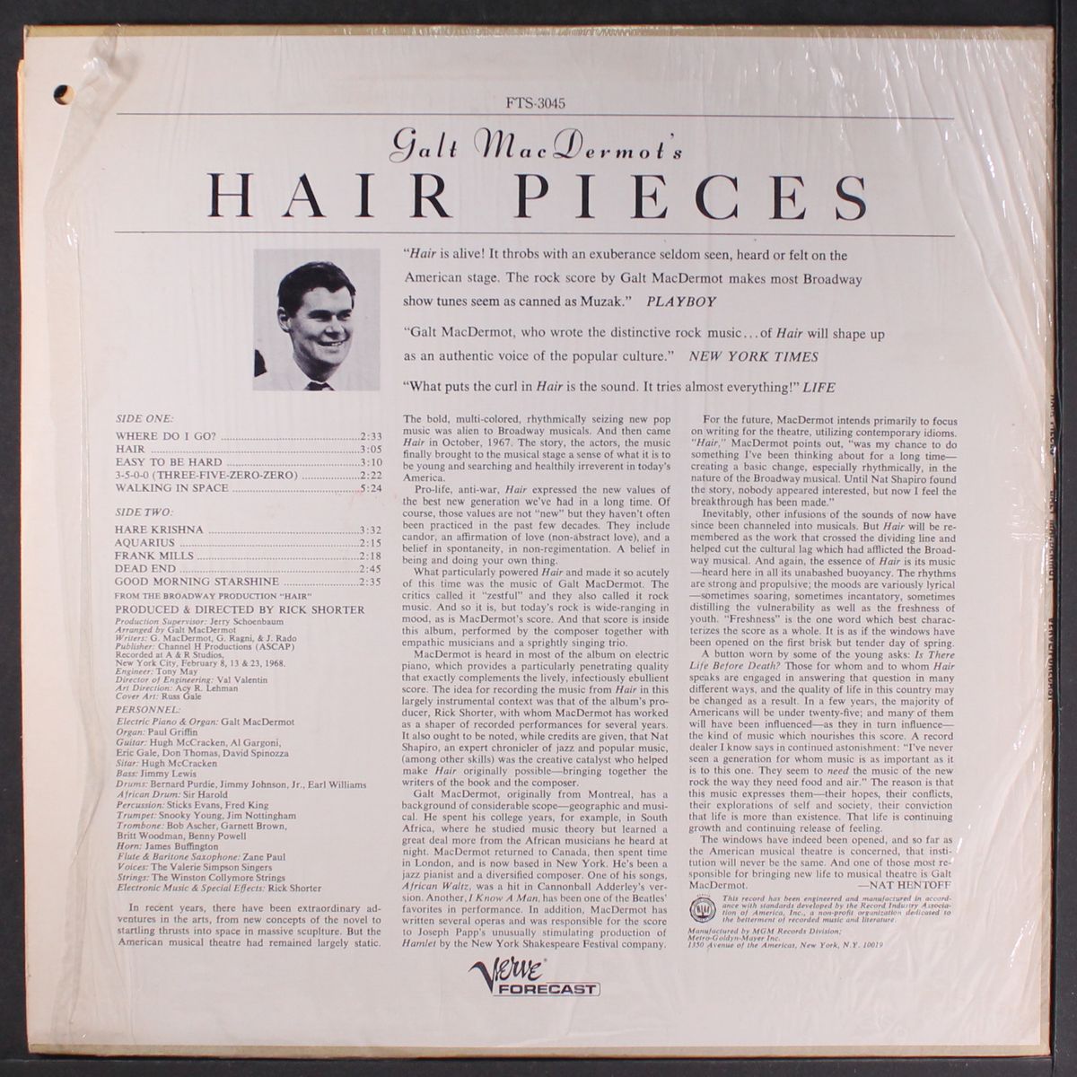 hair pieces by GALT MCDERMOT