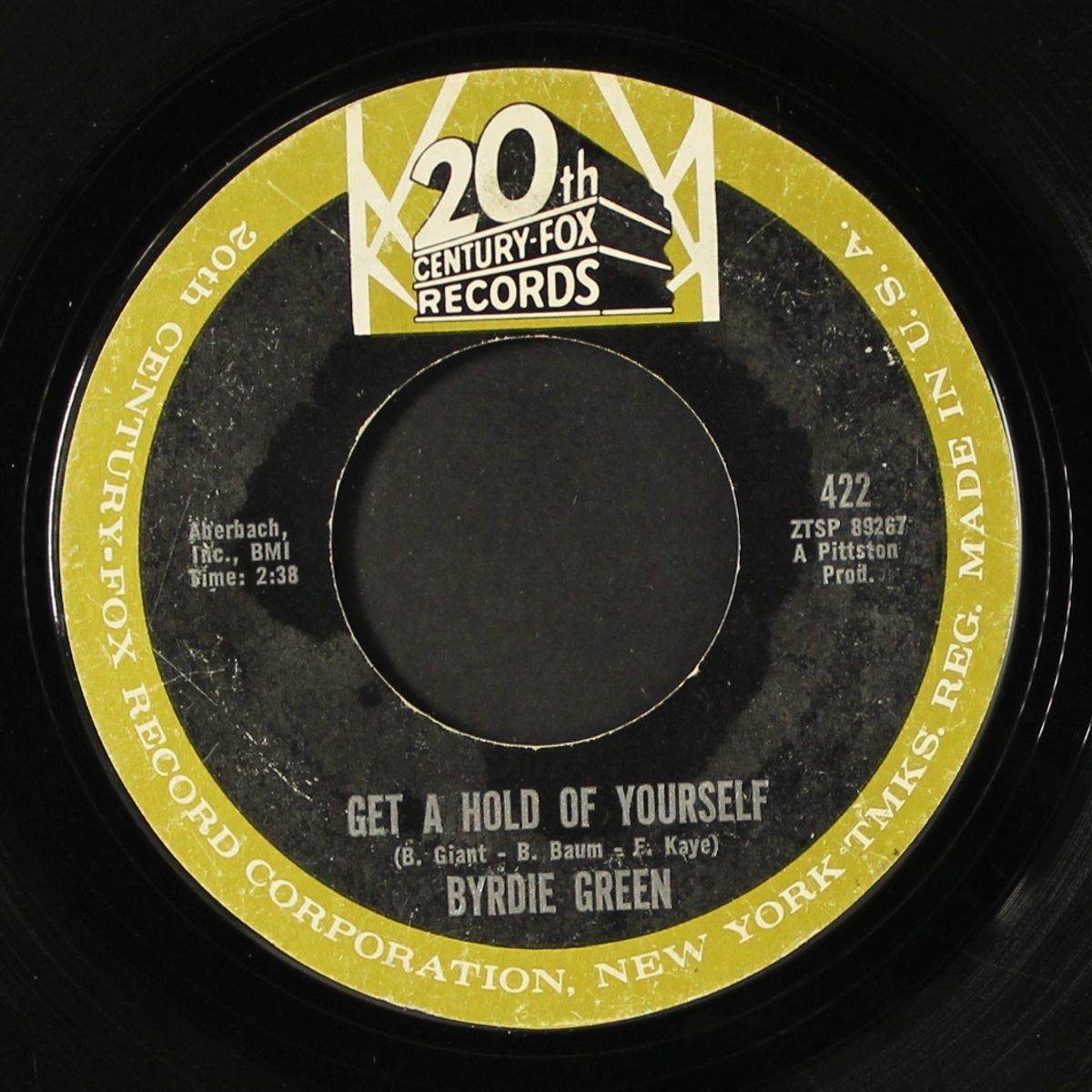 get a hold of yourself / don't take your love from me by BYRDIE GREEN