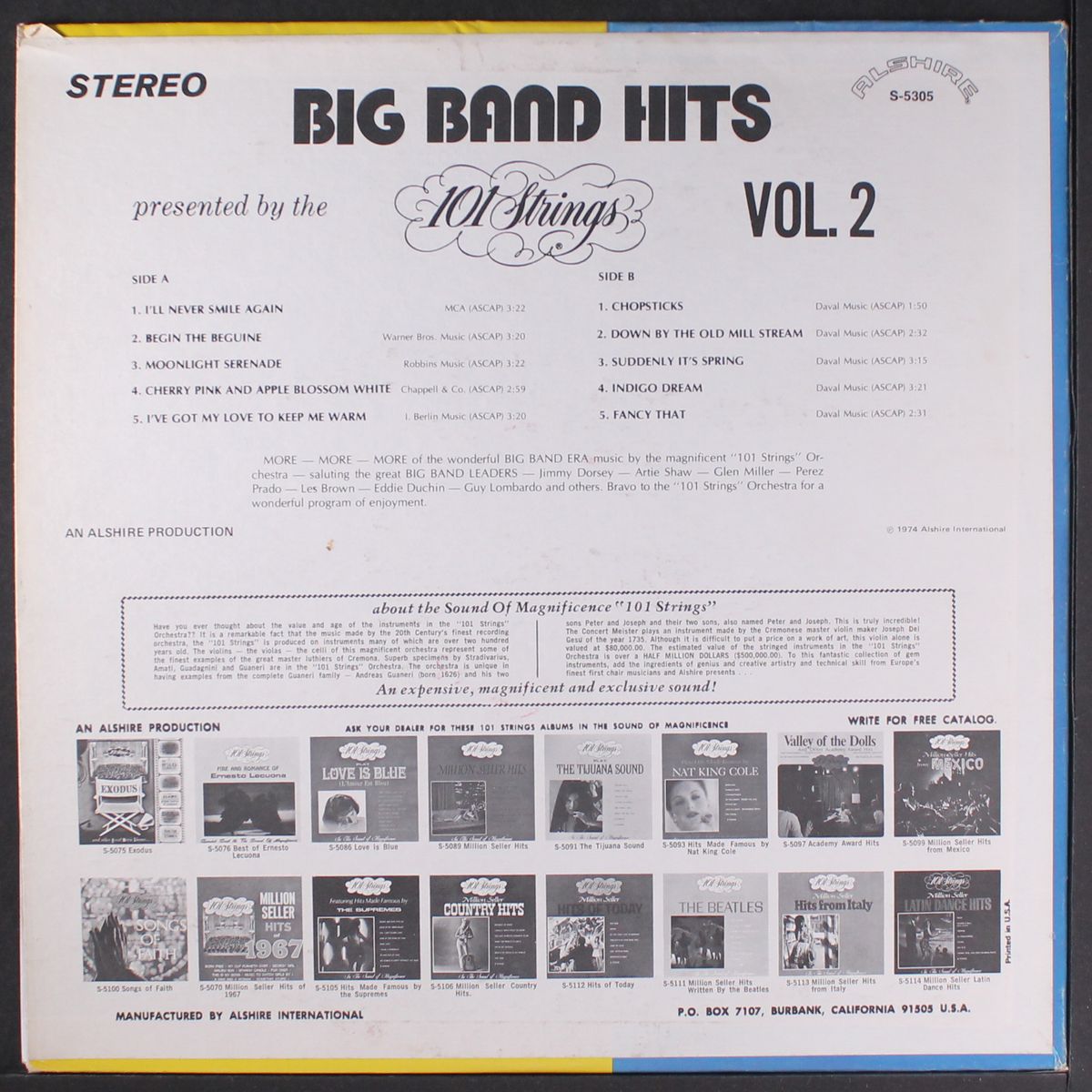 big band hits, vol. 2 by 101 STRINGS