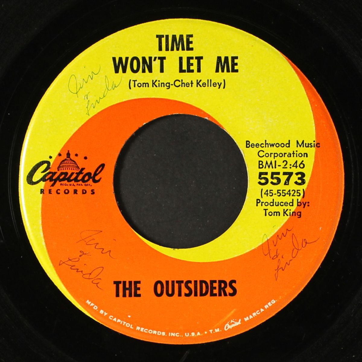 time won't let me / was it really real by OUTSIDERS