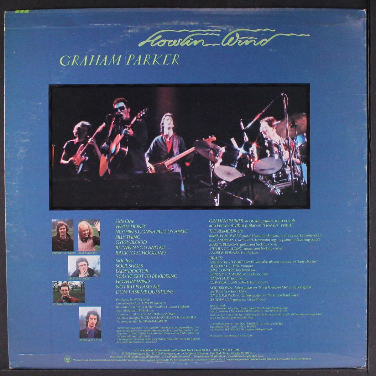 howlin' wind by GRAHAM PARKER