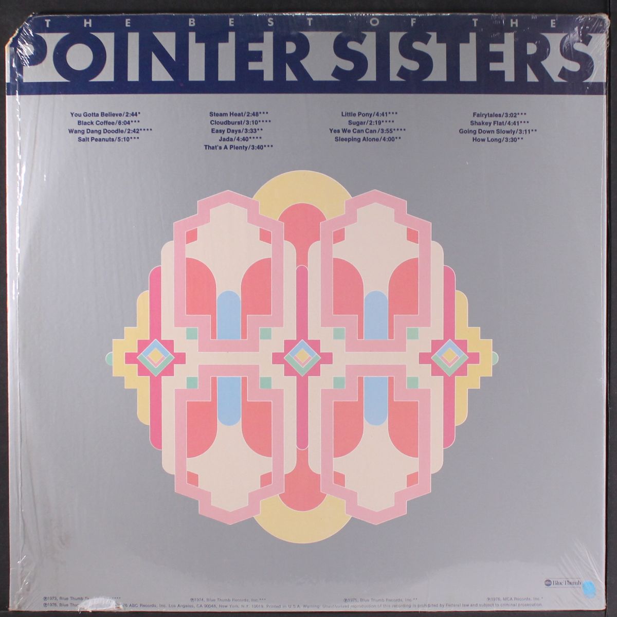 best of by POINTER SISTERS