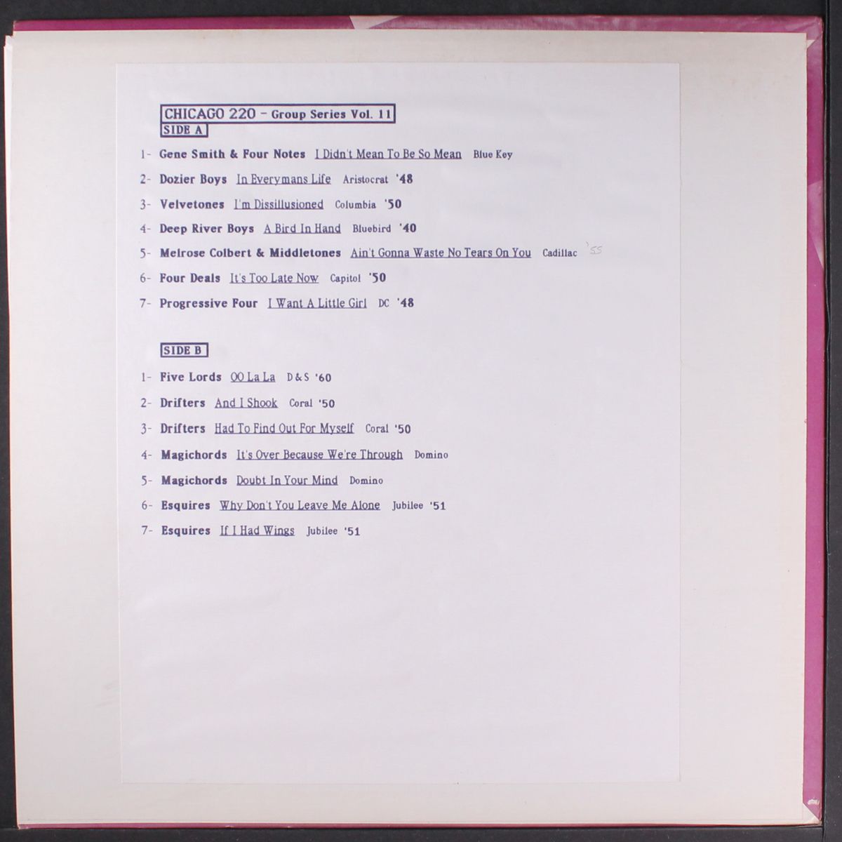 collector's group series, vol. 11 by VARIOUS