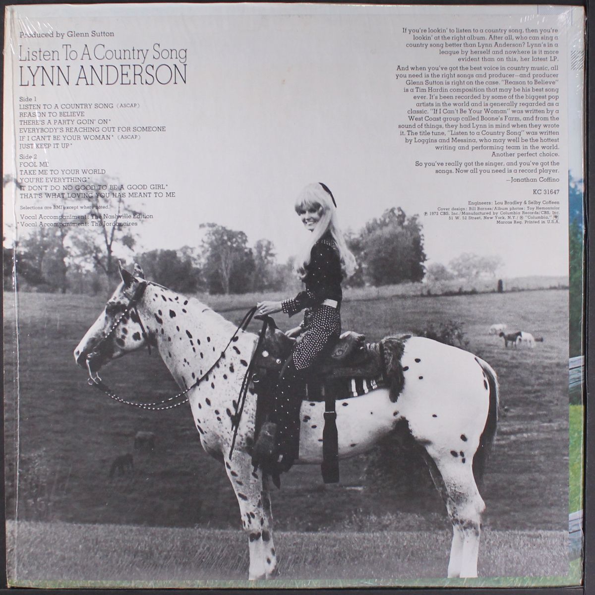 listen to a country song by LYNN ANDERSON