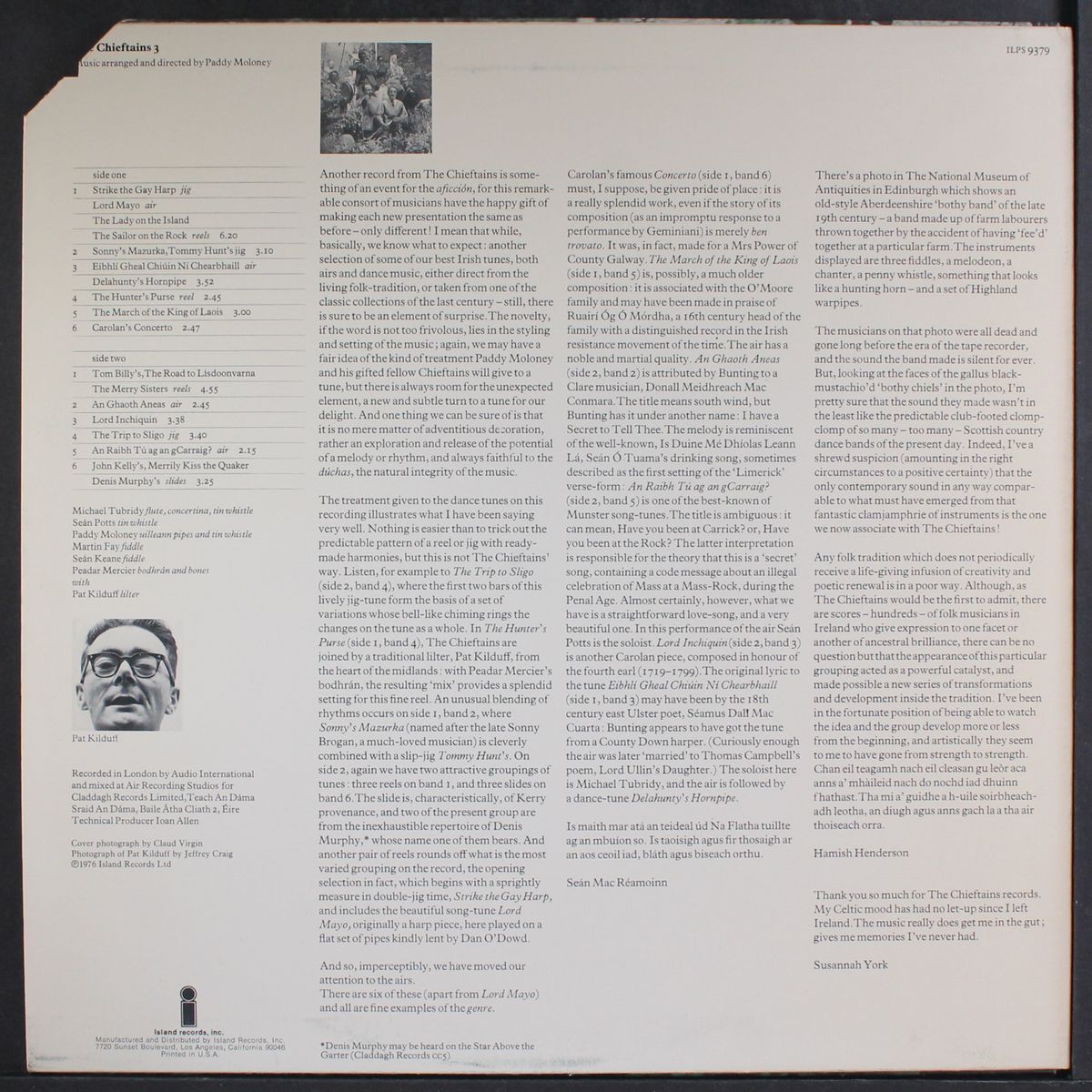 the chieftains 3 by CHIEFTAINS