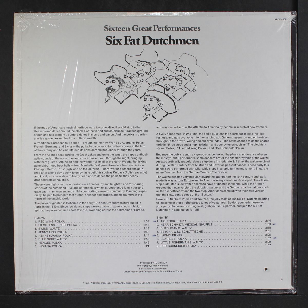 sixteen great performances by SIX FAT DUTCHMEN